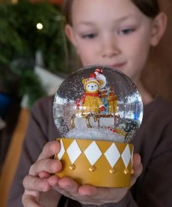 FABELAB Palla Di Neve Natale Bob's Sleighride Ocra