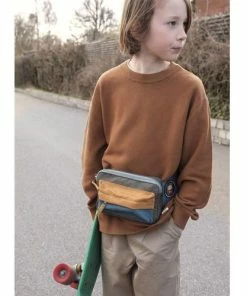 FABELAB Rinonera Doble Bolsillo Azul