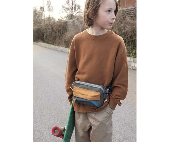 FABELAB Rinonera Doble Bolsillo Azul 3 FABELAB Rinonera Doble Bolsillo Azul