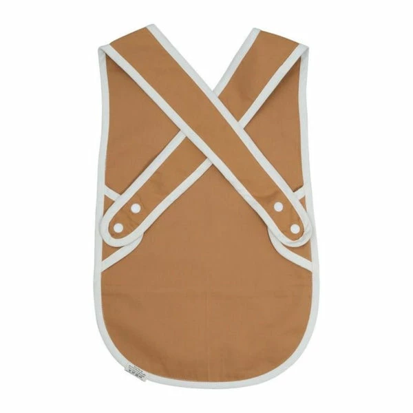 FABELAB Cross Back Bib - Ochre 3 FABELAB Cross Back Bib - Ochre
