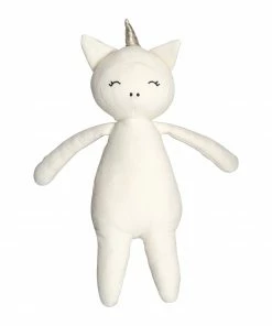 FABELAB Doudou Buddy Licorne Blanche