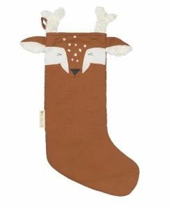 FABELAB Calza Natalizia Cerbiatto Cinnamon
