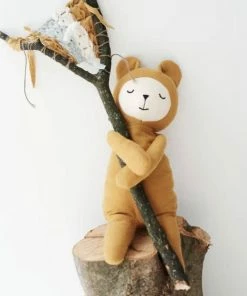 FABELAB Doudou Ours Ocre
