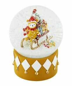 FABELAB Boule A Neige Luge De Noel