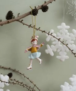 FABELAB Decoration De Noel Fillette Patins A Glace