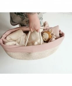 FABELAB Doll Basket With Cover