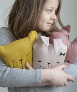 FABELAB Lazy Bear Animal Cushion