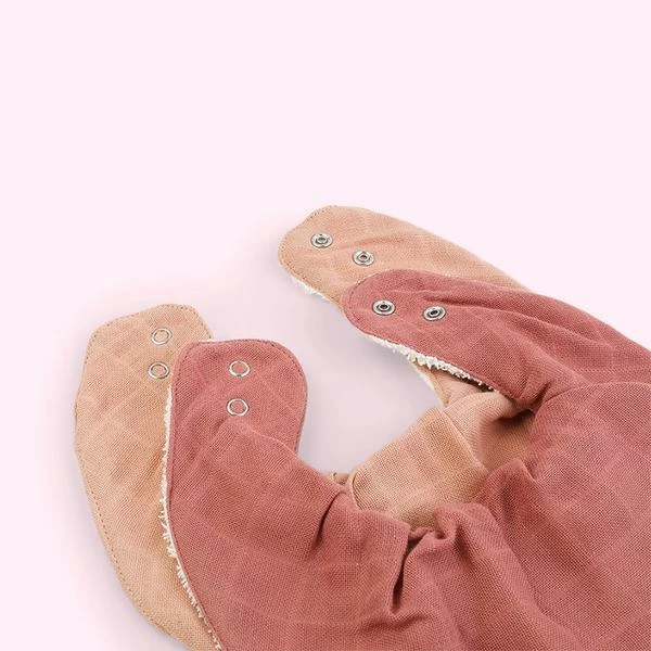 FABELAB Pastel Flower Bandana Bibs Three Pack 3 FABELAB Pastel Flower Bandana Bibs Three Pack