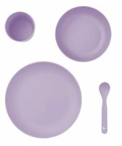 FABELAB Set Vajilla 4 Piezas Lilac