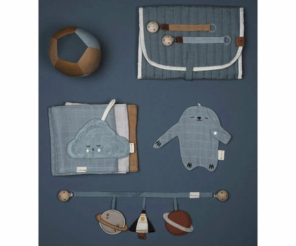 FABELAB Pelota Suave Tela Blue Mix 3 FABELAB Pelota Suave Tela Blue Mix