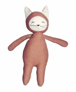 FABELAB Doudou Renard Couleur Argile
