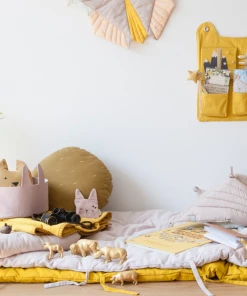 FABELAB Bear Pattern Throw Pillow Cushion 40cm