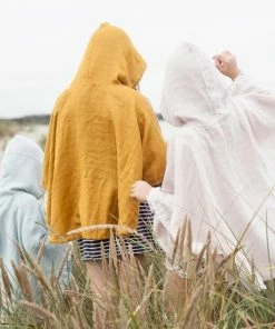 FABELAB Ochre Organic Cotton Muslin Poncho