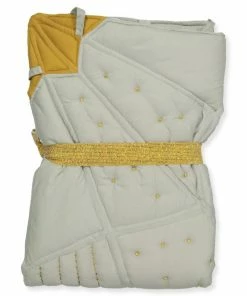 FABELAB Dreamy Bird Blanket in Foggy Blue