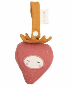 FABELAB Strawberry Baby Rattle