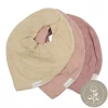 FABELAB Set of 3 Bandana Muslin Bib - Pastel Flower