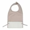 FABELAB Mauve Coated Feeding Bib 1 FABELAB Mauve Coated Feeding Bib