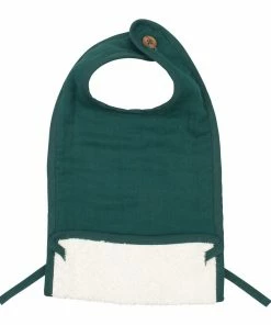 FABELAB Evergreen Muslin Feeding Bib