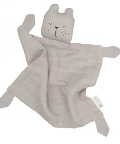 FABELAB Doudou de Algodón Orgánico Animal Bear - Beige