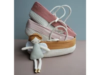 FABELAB Ocher Cover Cradle Basket for Dolls