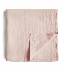 FABELAB Rose Vanilla Organic Cotton Muslin Swaddle Blanket
