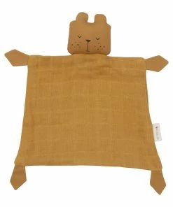FABELAB Ochre Bear Face Baby Animal Cuddle Baby Comforter