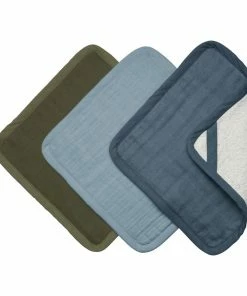 FABELAB Baby Soft Washcloth Set of 3 in Costal Colours