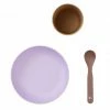 FABELAB Set Vajilla 3 Piezas Bebé Lilac Mix