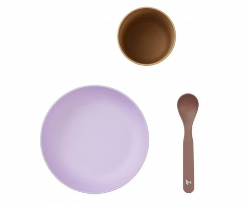 FABELAB Set Vajilla 3 Piezas Bebé Lilac Mix 3 FABELAB Set Vajilla 3 Piezas Bebé Lilac Mix