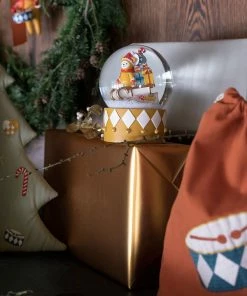 FABELAB Palla Di Neve Natale Bob's Sleighride Ocra