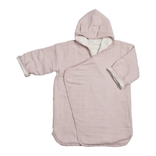 FABELAB Mauve Children Bathrobe for 3-7 Years Old 3 FABELAB Mauve Children Bathrobe for 3-7 Years Old