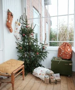 FABELAB Christmas Embroidered Stocking Candies