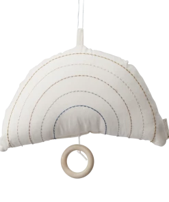 FABELAB Soft Rainbow Hanging Music Mobile