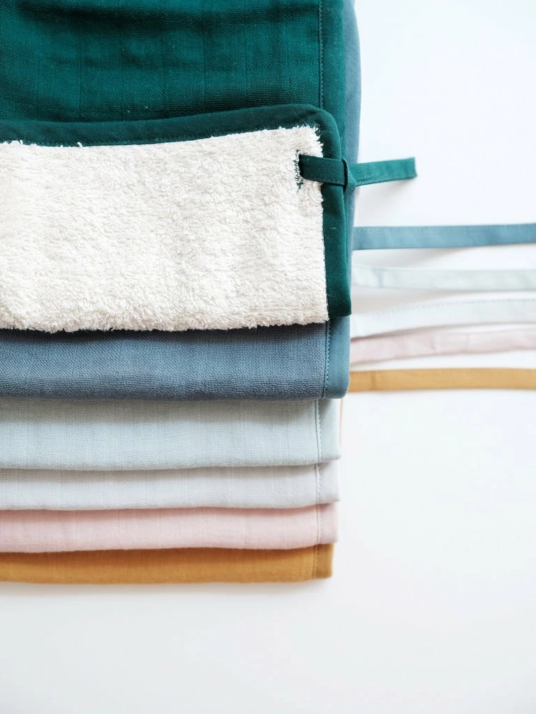 FABELAB Evergreen Muslin Feeding Bib 5 FABELAB Evergreen Muslin Feeding Bib