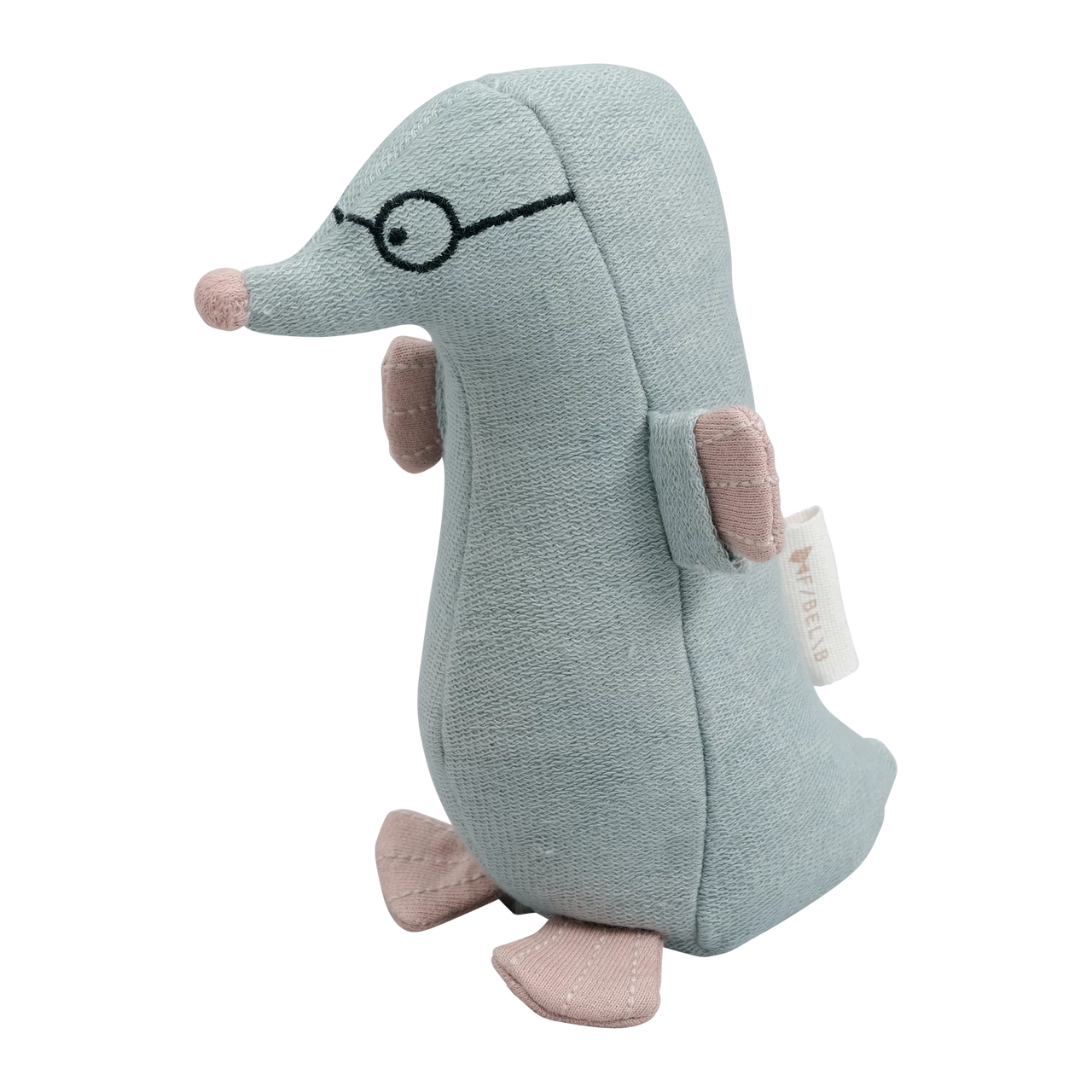FABELAB Marvin The Mole Organic Cotton Rattle 4 FABELAB Marvin The Mole Organic Cotton Rattle