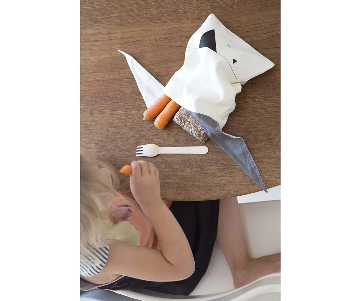 FABELAB Bolsa Merienda de Algodón Orgánico - Ochre Bear 4 FABELAB Bolsa Merienda de Algodón Orgánico - Ochre Bear