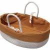 FABELAB Ocher Cover Cradle Basket for Dolls 2 FABELAB Ocher Cover Cradle Basket for Dolls
