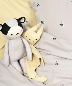 FABELAB Baby Animal Cuddle with Pale Yellow Bunny Face