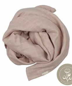 FABELAB Manta de Muselina de Algodón Orgánico - Mauve