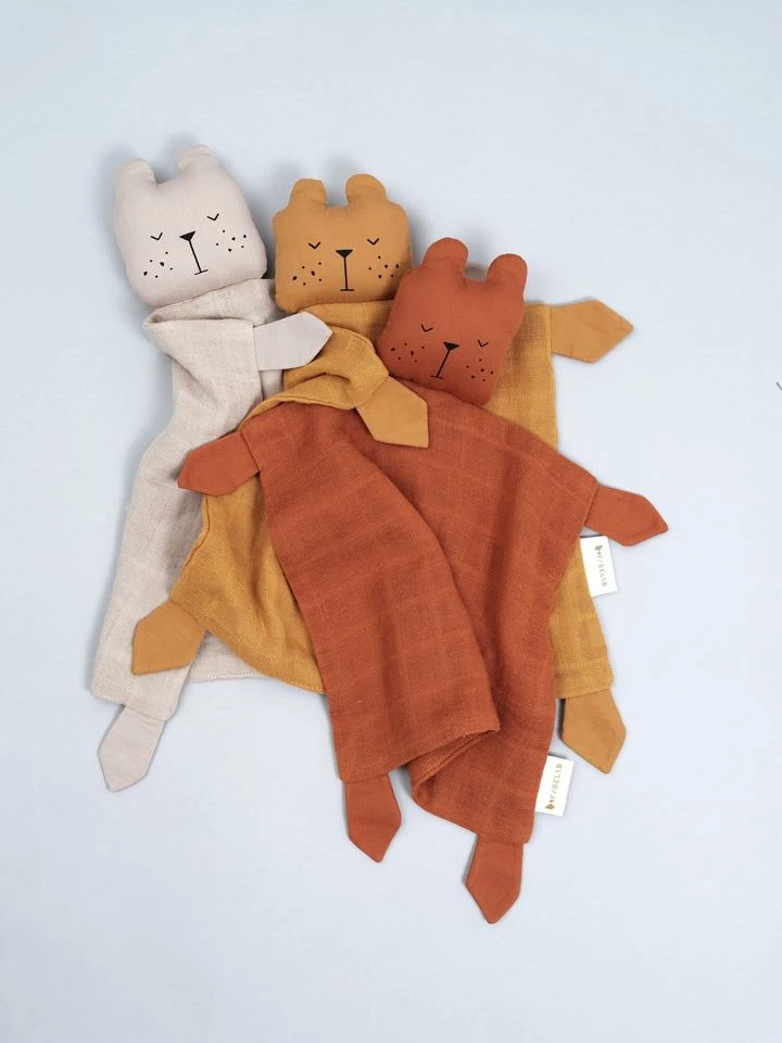 FABELAB Doudou de Algodón Orgánico Animal Bear - Beige 5 FABELAB Doudou de Algodón Orgánico Animal Bear - Beige