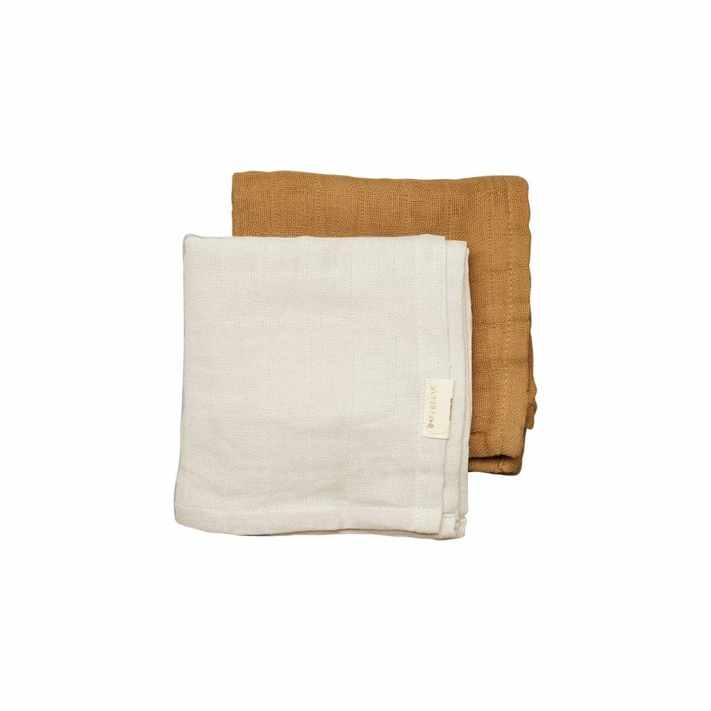 FABELAB Set of 2 Pale Pink/Berry Muslin Cloths 5 FABELAB Set of 2 Pale Pink/Berry Muslin Cloths