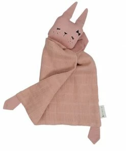FABELAB Doudou de Algodón Orgánico Animal Bunny - Old Rose