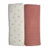 FABELAB Swaddle Muslins - Wild Berry (2 Pack)