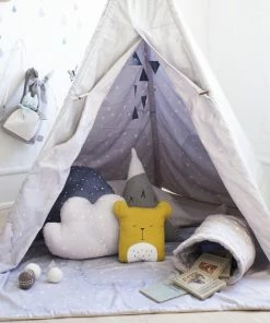 FABELAB Children's Animal Cushion Honey Yellow Bear 7 FABELAB Children's Animal Cushion Honey Yellow Bear