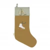 FABELAB Ice Skate Embroidery Christmas Stocking