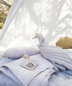 FABELAB Dreamy Bird Blanket in Mauve 9 FABELAB Dreamy Bird Blanket in Mauve