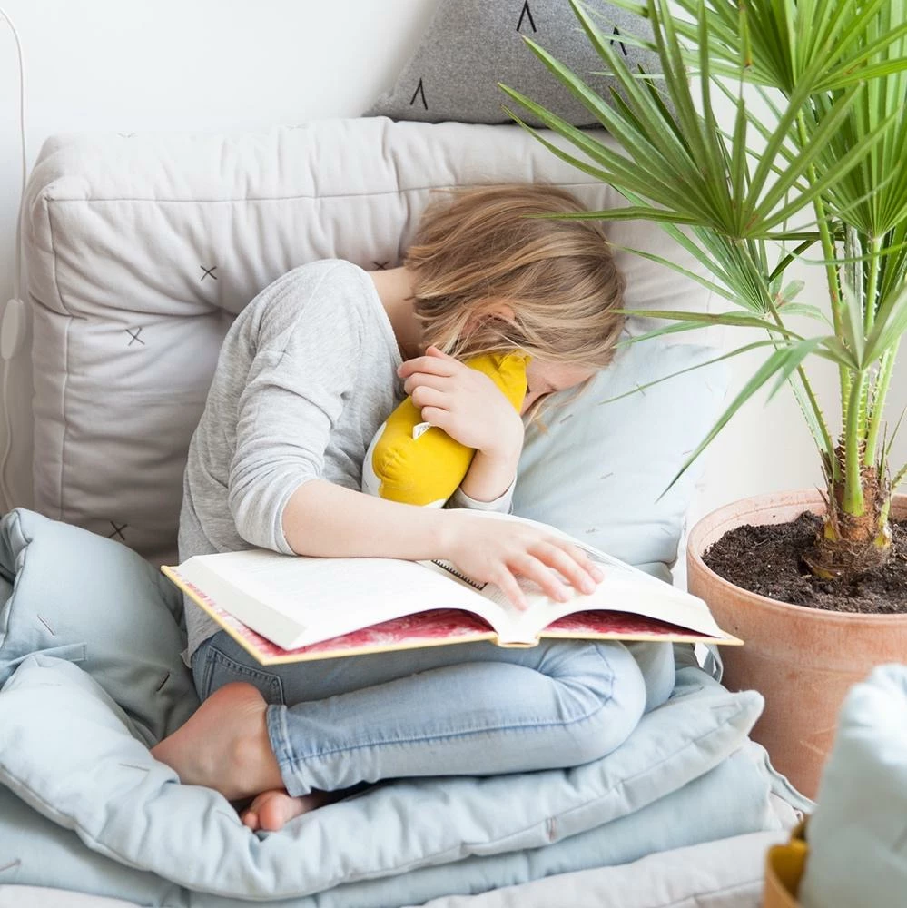 FABELAB Children's Animal Cushion Honey Yellow Bear 6 FABELAB Children's Animal Cushion Honey Yellow Bear