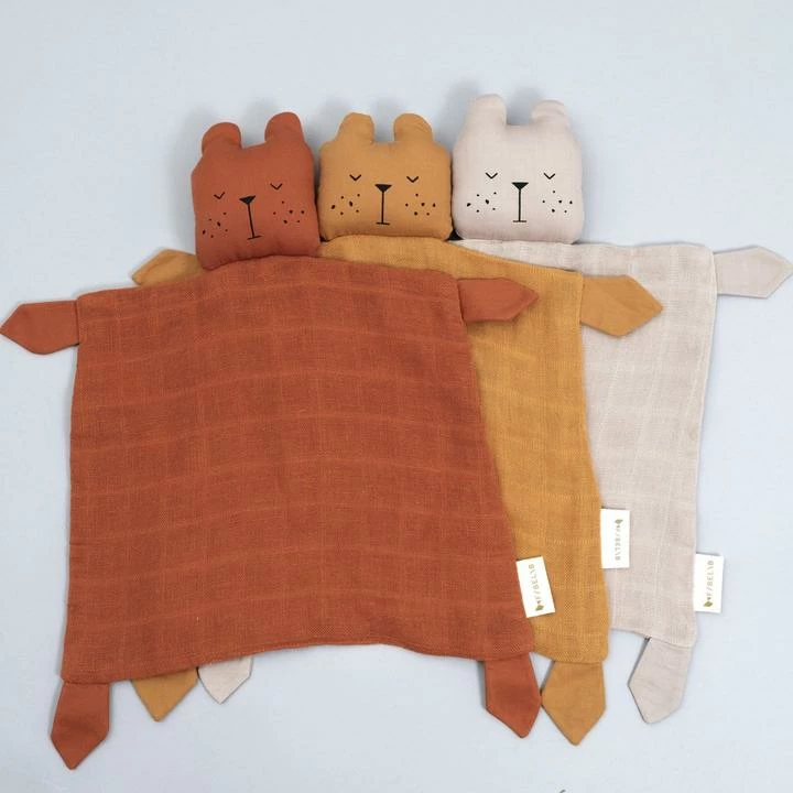 FABELAB Doudou de Algodón Orgánico Animal Bear - Beige 6 FABELAB Doudou de Algodón Orgánico Animal Bear - Beige