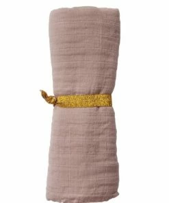 FABELAB Manta de Muselina de Algodón Orgánico - Mauve