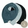FABELAB Set of 3 Bandana Muslin Bib - Moon Beam 2 FABELAB Set of 3 Bandana Muslin Bib - Moon Beam